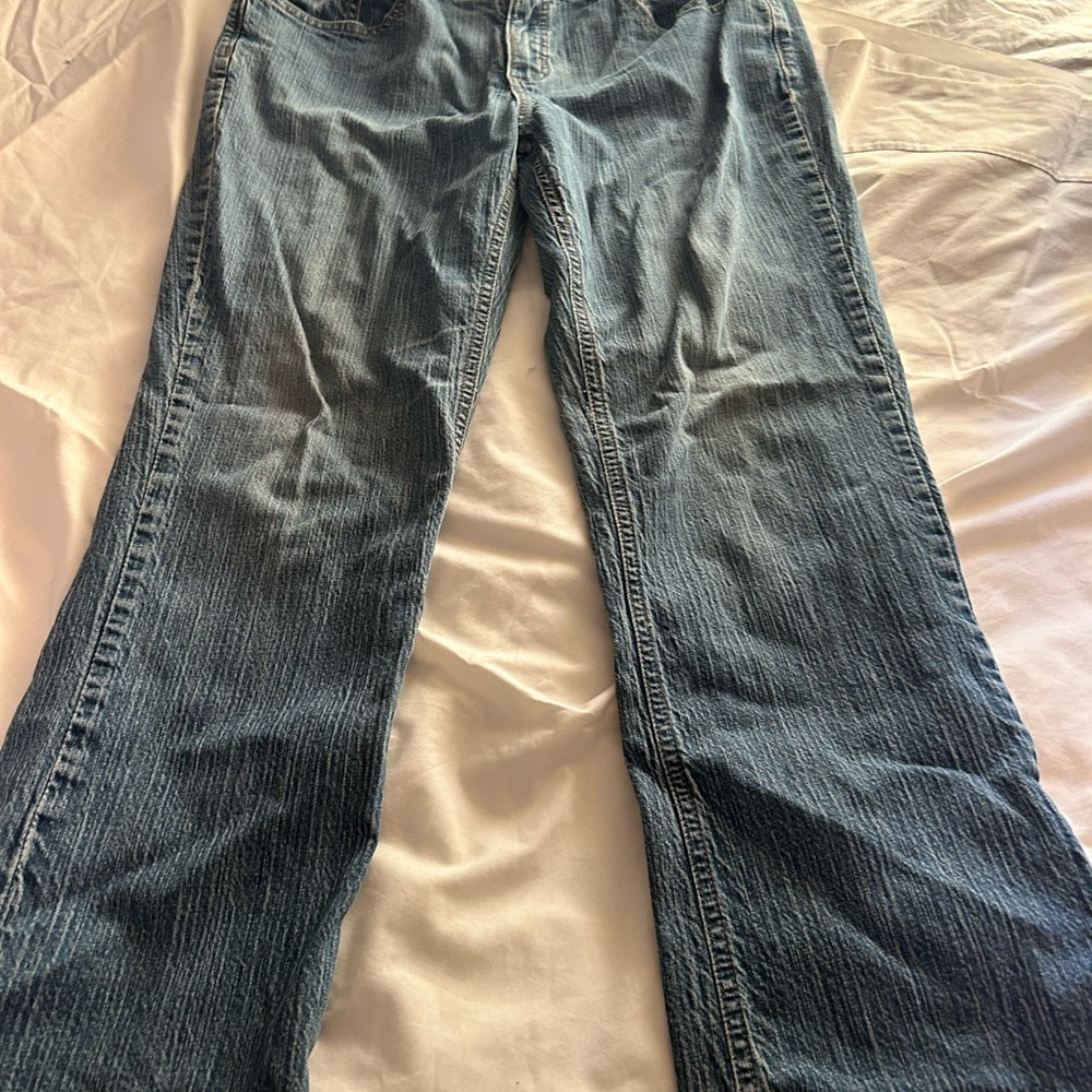 Falls Creek Women's Flare & Wide Leg Jeans - Blue 14 short